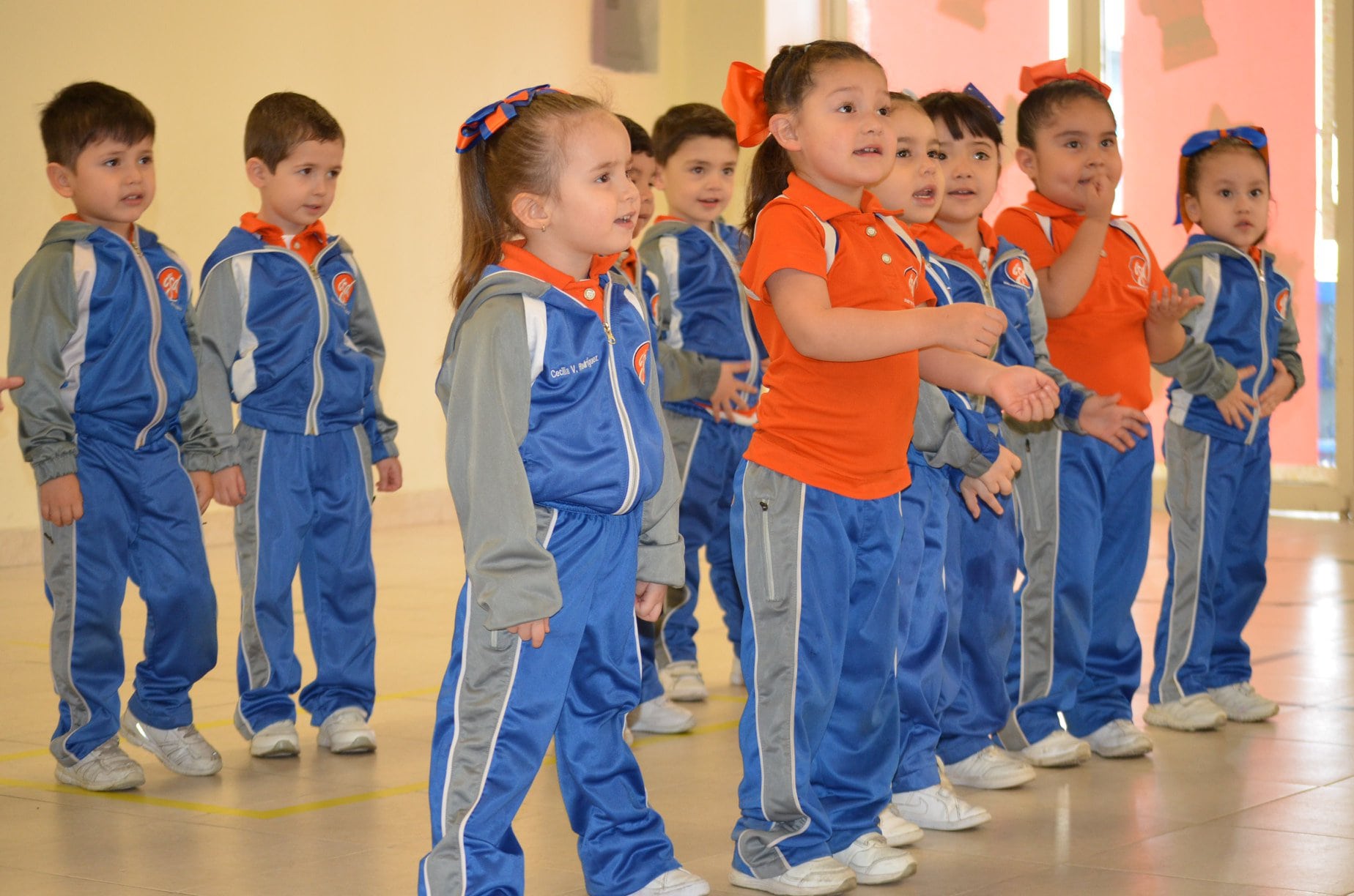 Alumnos de preescolar del Instituto San Diego